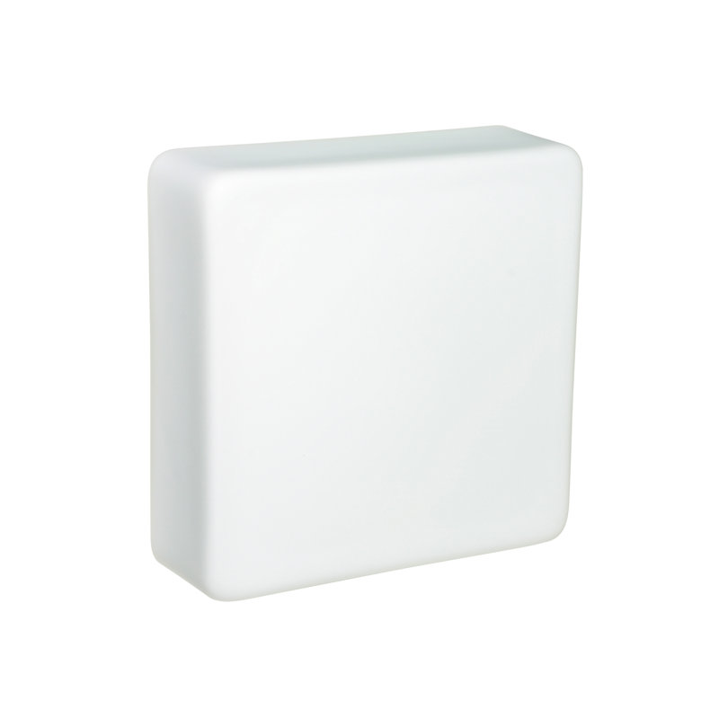 Plafonnier encastré 1 lumière Geo, H 9 po x l 9 po x P 3,75 po