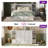 Wilkinson Farmhouse Queen Murphy Bed with Bedside Tables, 3 Storage Drawers & Charging Station, White-1250068966-1250068967