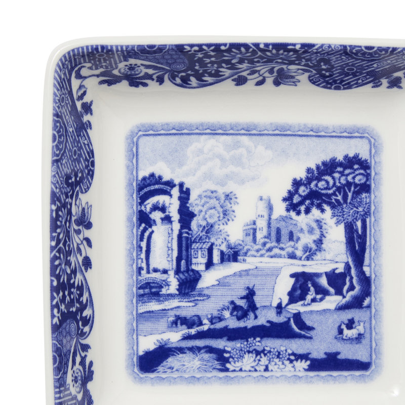 Classic Blue Italian - Square Dishes 