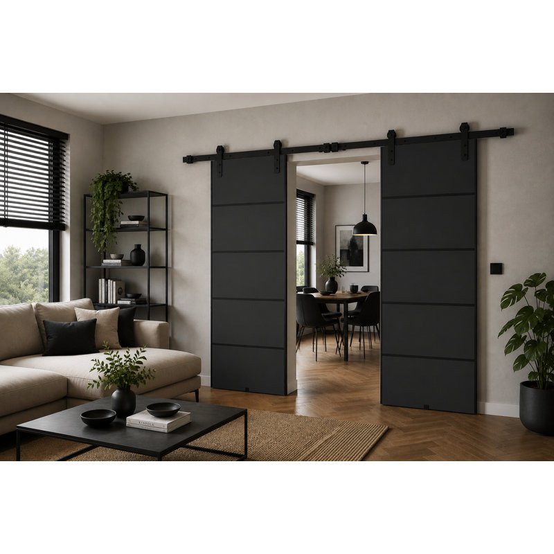 Door, 132cm x 205cm, Black