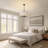 5-Light Drum Chandelier With Fabric Shade