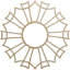 Médaillon de plafond en bois Augustus-63412101-63412110
