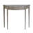 Joanne 36" W Demilune Console Table, Driftwood
