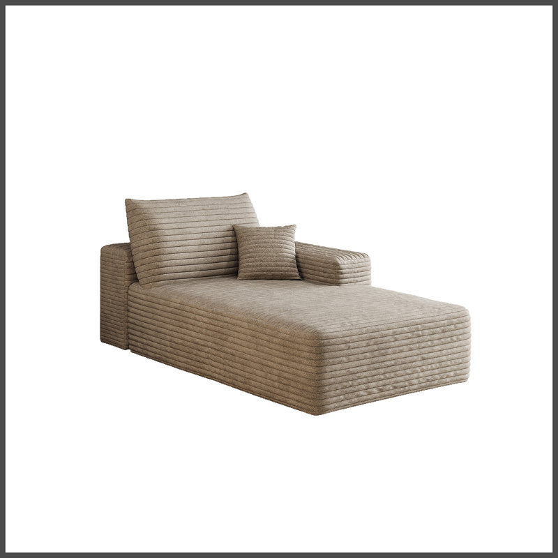 Y165-R-SLEEPER-Chameau, dormeur droit, chameau, Orienté à droite, Tissu chameau