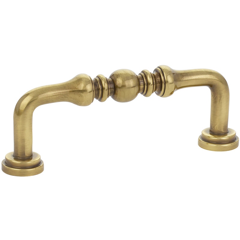 Emtek Spindle Cabinet Pull, French Antique, 3"