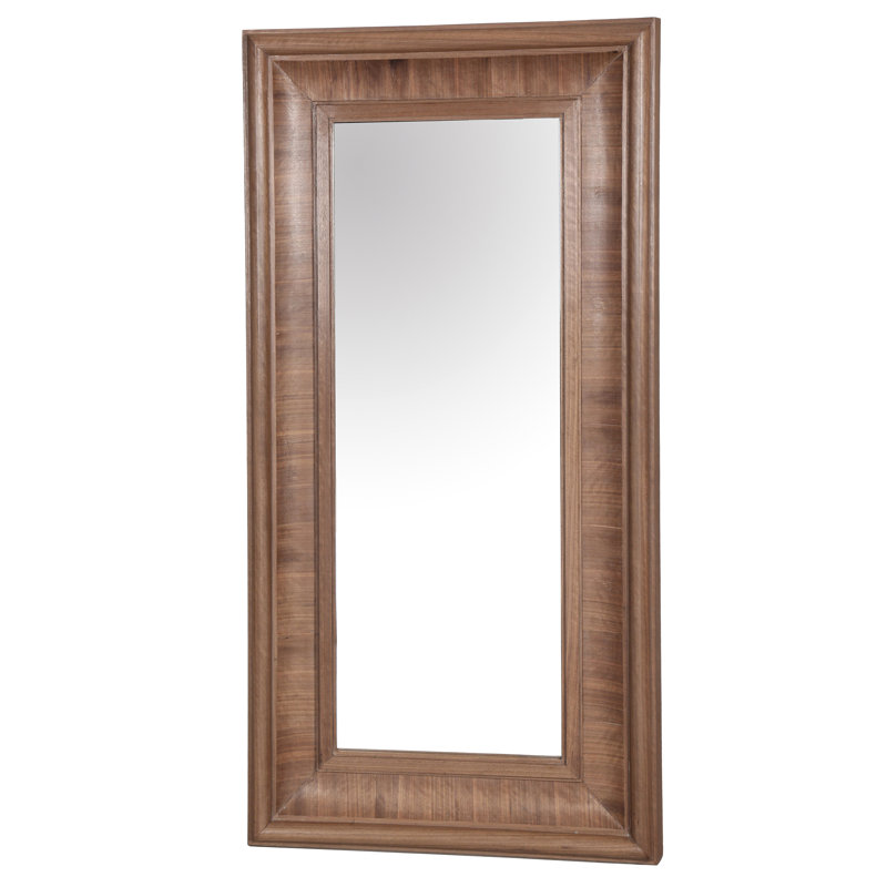 Miroir Kaya, 63,4 po x 32,3 po, Noyer, Rectangulaire