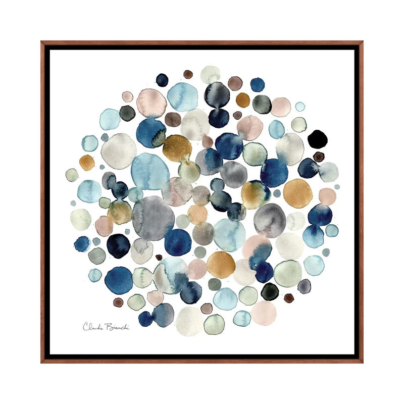 « Molecular » par Claudia Bianchi, reproduction d’art, Pas de tapis, H 26 po x l 26 po x P 1,5 po