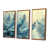 Toile avec cadre flottant brun