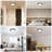 Chiketa 13" LED Flush Mount Ceiling Light, 3000K/4000K/5000K 3CCT Adjustable Lights, Dimmable, Memory Function, Modern Home Lighting