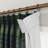 TWOPAGES Unlined Plaid Curtain Gingham Faux Linen Pinch Pleat Curtain-121643253-124072277