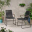 Chaise de patio en pierre de lune