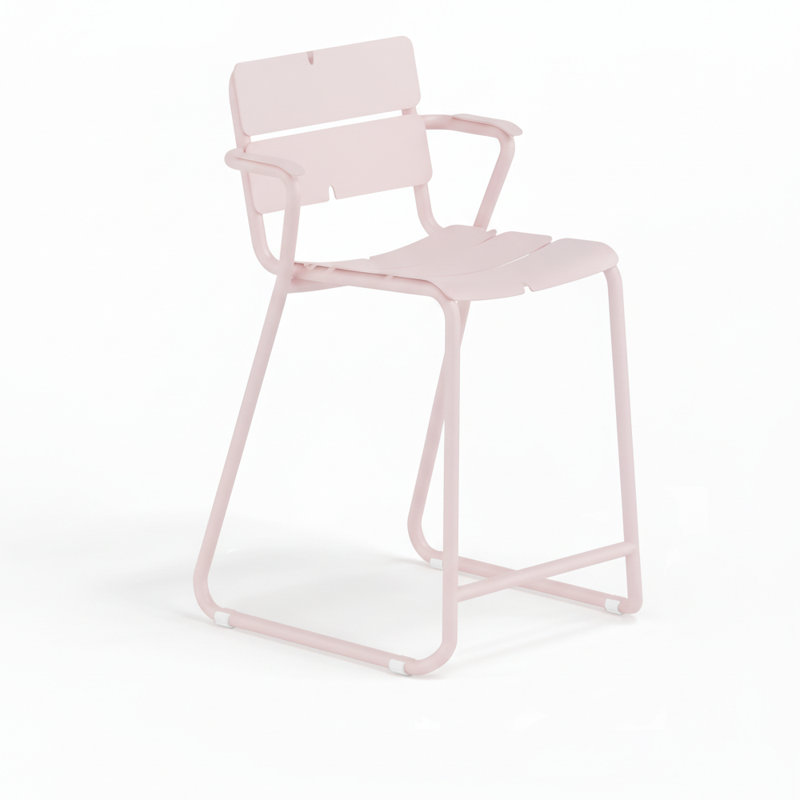 Tabouret Corail, Rose pastel
