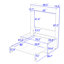 Grand lit escamotable polyvalent avec canapé Renie-111417110