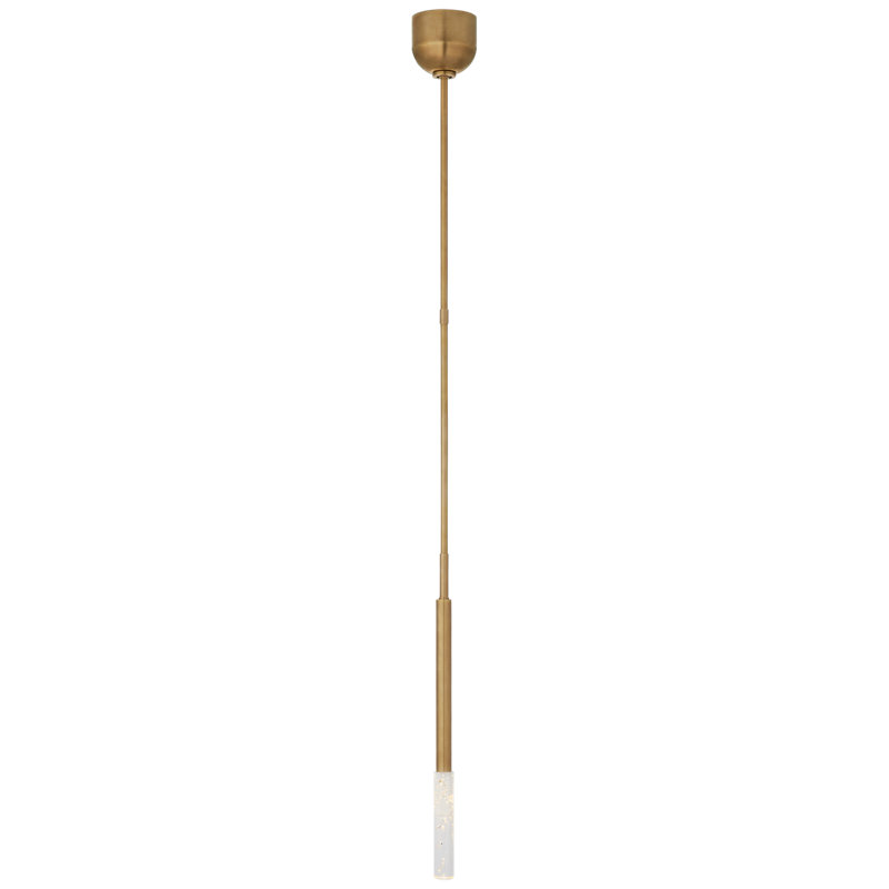 Kelly Wearstler Rousseau Single Pendant, Antique Brass