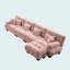 Canapé 2 places avec repose-pieds Chenille-1630461298-1623384575
