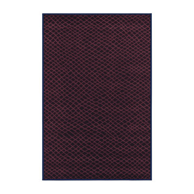 Tapis mauve lavable à la machine