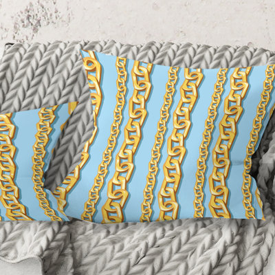 Chain Pattern Pillow