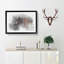 Horse Portrait in Abstract - Picture Frame Graphic Art Print-55763685-55763684