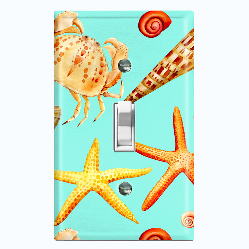 Nautical & Beach 1 - Gang Toggle Light Switch Standard Wall Plate