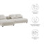 Solace 2-Piece Modular Upholstered Sectional Sofa With Chaise-101323719