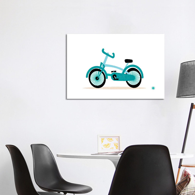 Bicycle 1 Piece Wrapped Canvas Wall Art, 66.04cm H x 101.6cm W