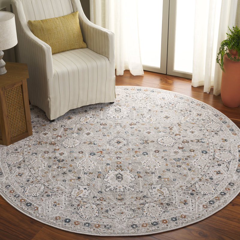 Kolfinna Performance Oriental Rug, Round 6'7"