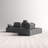 Upholstered L-Shaped Sectional Reversible