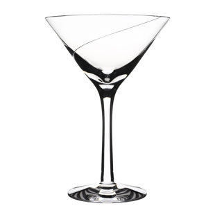 Line 7.78 oz. Lead Free Crystal Martini Glass