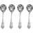 Stainless Steel Buffet Serving Spoon Set - 4-Piece Large Round Serving Spoons With Mirror Finish For Soup, Sauces, And Table Service