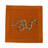 Serpent Burnt Orange Rectangle Tabletop Set