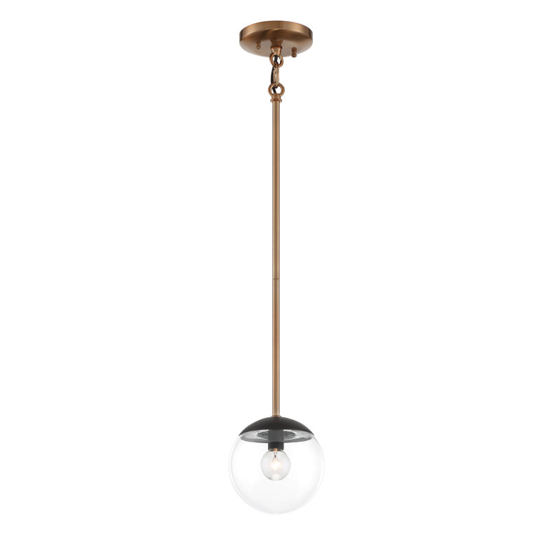 Luminaire sphère suspendu 1 lumières simple Pagedale