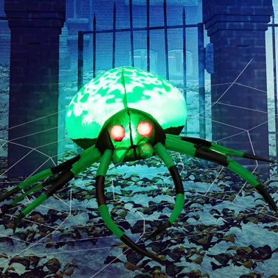 The Seasonal Chest Inflatable Halloween Spider Spooky Spider Decoration