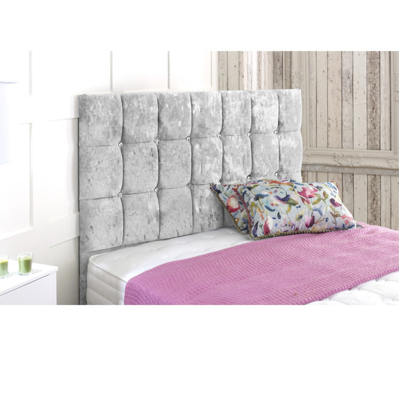 Witte Upholstered Headboard, Superking (6'), Silver