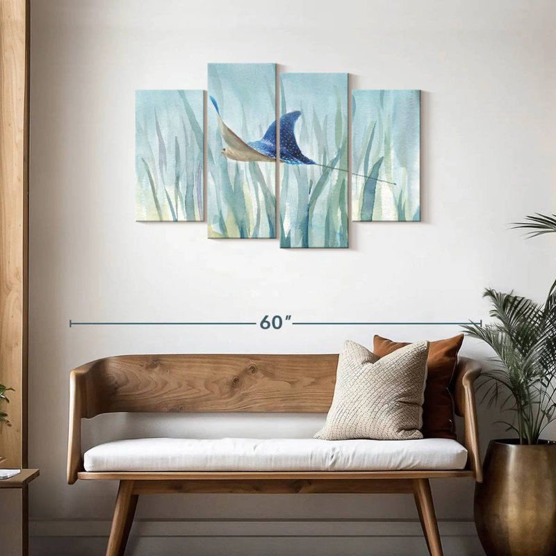 Undersea Ray, 27" H x 43" W