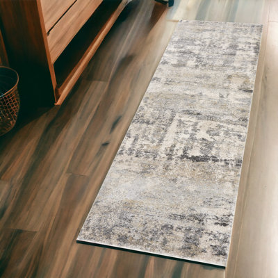 3' X 5' Natural Abstract Area Rug