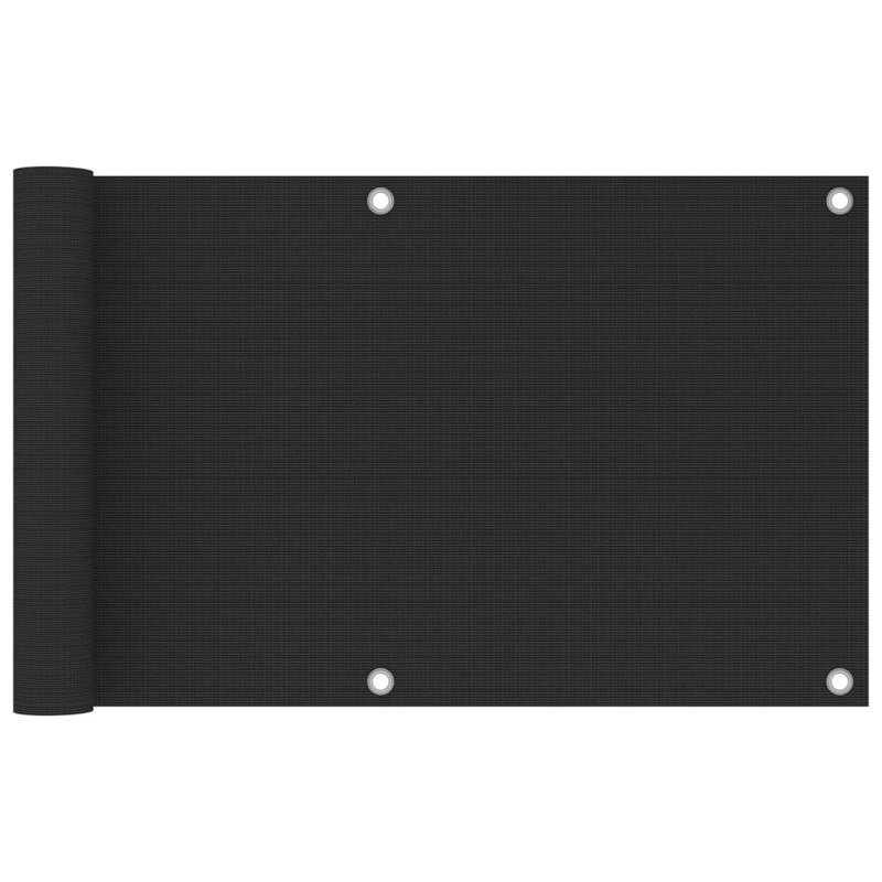 Clandon 5m x 0.75m Rectangular Shade Sail, Anthracite