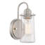 Luminaire de grange en nickel brossé à 1 lumière à intensité variable Gro-1822336163