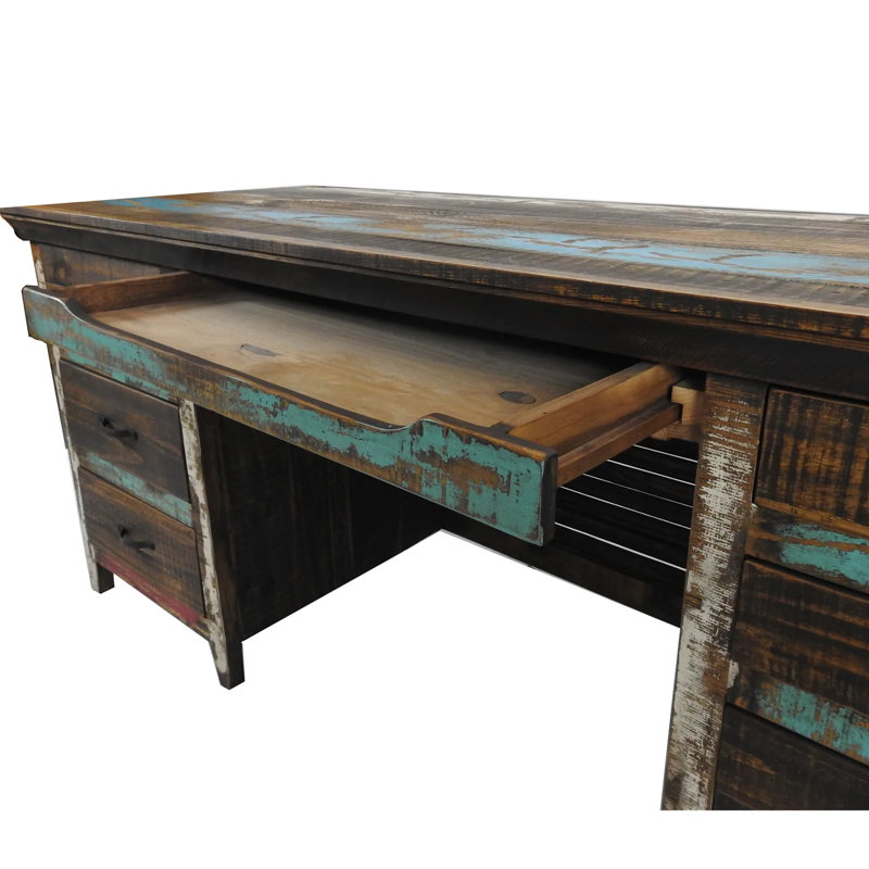 Dimia Solid Wood Writing Desk