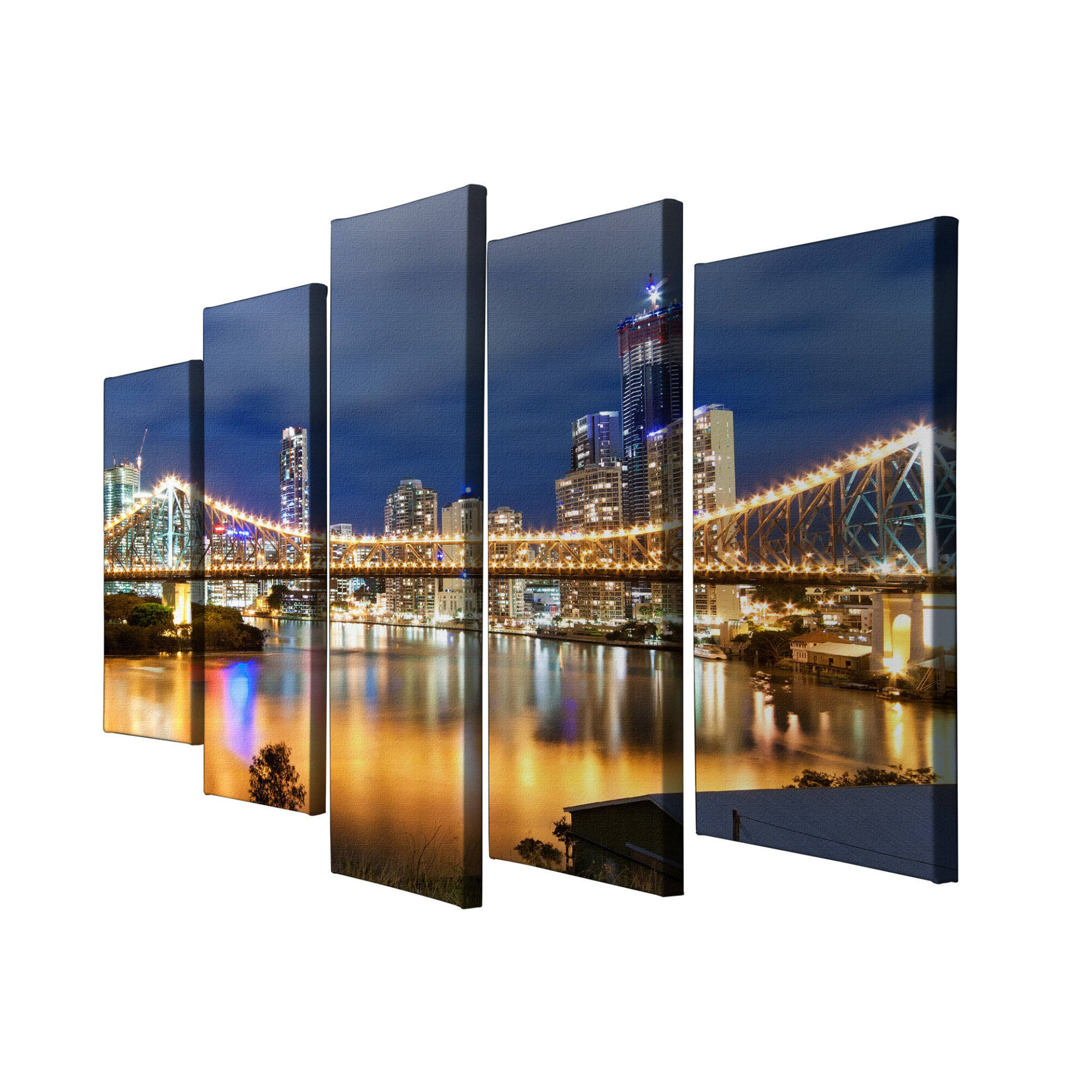 East Urban Home 5 Piece Wrapped Canvas Photograph | Wayfair