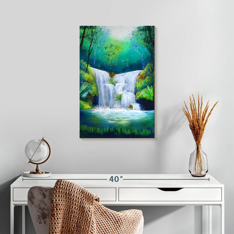 Alvord Waterfall, 24" H x 16" W