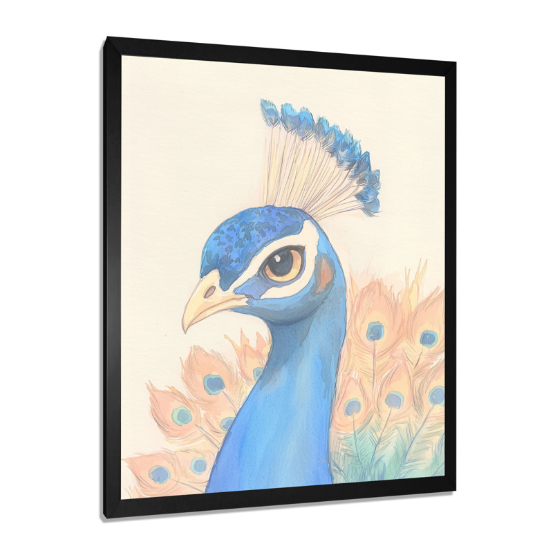 Ishaan - animaux, art mural sur toile, H 32 po x l 24 po, Noir, Reproduction encadrée d'une seule photo