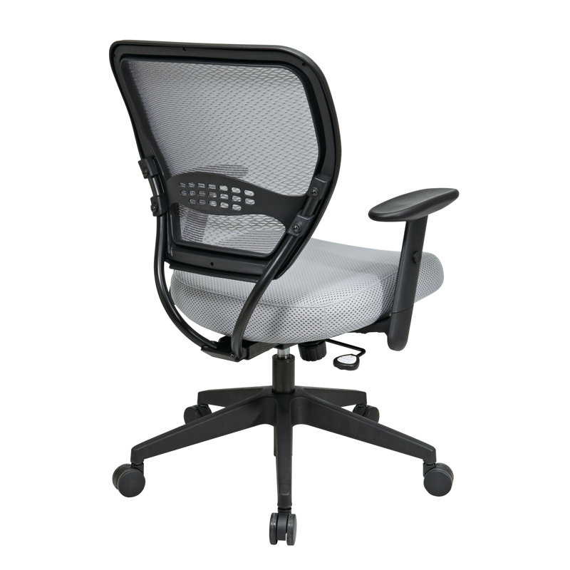 Chaise de travail ergonomique en filet Pascarella, Fauteuil de direction Latte AirGrid® de luxe