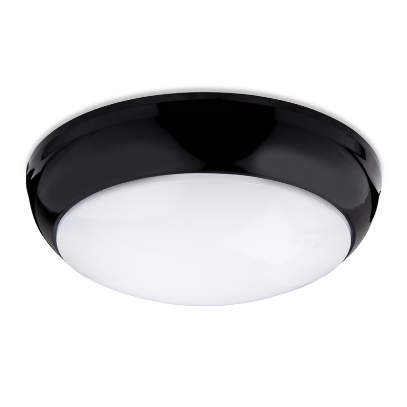 Regis Flush Mount, Black