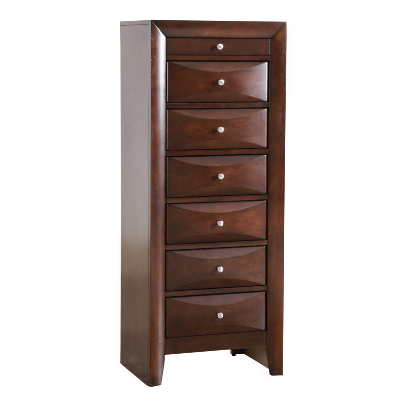 Commode 7 tiroirs pour la lingerie, Cappuccino