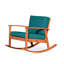 Chaise berçante en eucalyptus avec coussins-1000020979-1000020978