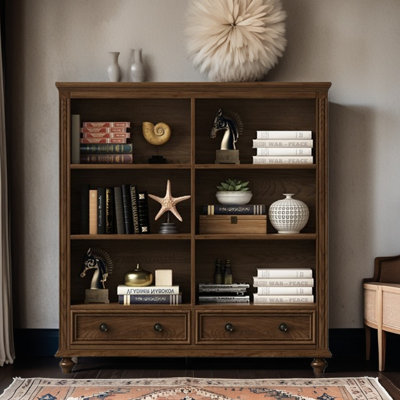 Bibliothèque de style campagne américaine