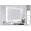 Miroir de salle de bain 84 po x 48 po à DEL avec avant et rétroéclairage, miroir de meuble-lavabo mural avec cadre en aluminium, antibuée, mémoire, 3 couleurs, gradation continue-974702907-974702899
