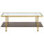 Inez Glass Top Coffee Table