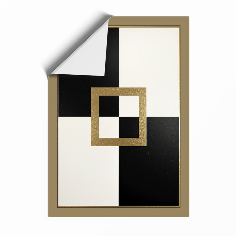 Quadrant Geometric - Framed Print, A4 - 29.7 x 21.0 cm, Unframed