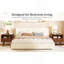 Table de chevet 22 po Mid-Century Modern-655672592-655672599
